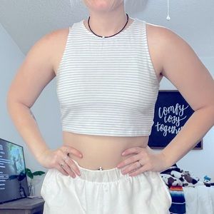 Striped Crop Top